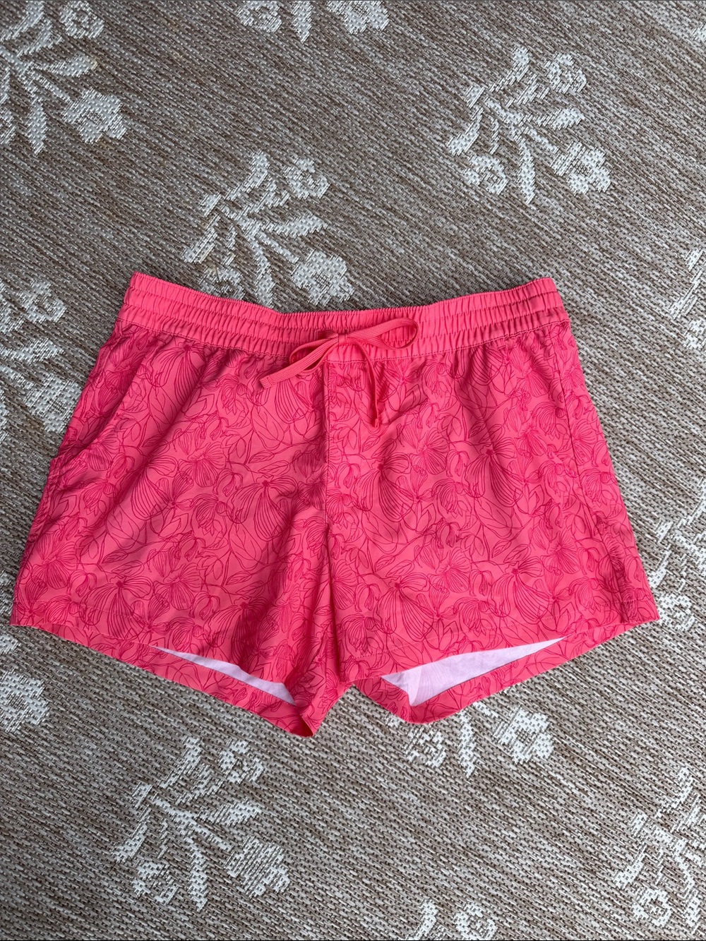 Field & Stream Coral and Light Pink Athletic Shorts